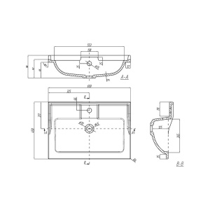 Раковина Фабиа 650 в Сочи и Адлере Раковина Фабиа 650 в Сочи и Адлере