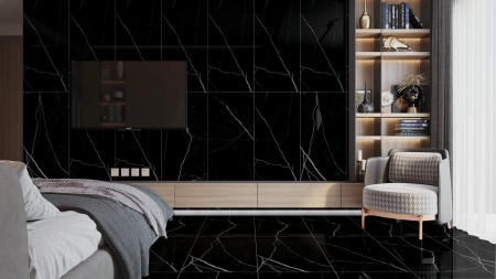 Керамогранит SHELL BLACK high glossy 60*120
