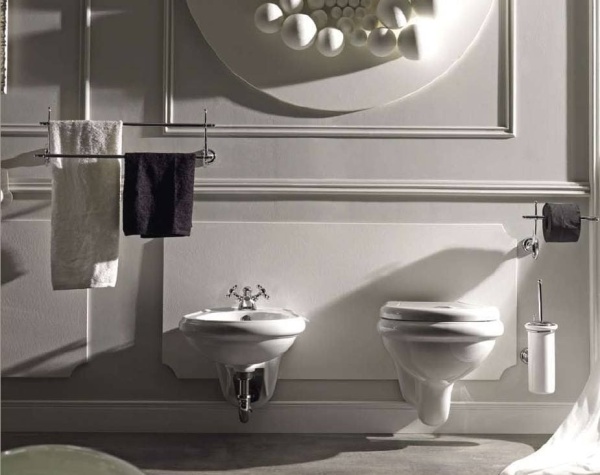 KERASAN Retro Унитаз подвесной 52*38см, цвет белый в Сочи и Адлере KERASAN Retro Унитаз подвесной 52*38см, цвет белый в Сочи и Адлере