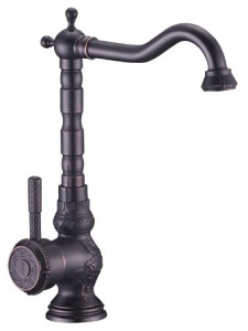 Смеситель Lemark Jasmine LM6645ORB для кухни с высоким поворотным изливом, черная бронза Смеситель Lemark Jasmine LM6645ORB для кухни с высоким поворотным изливом, черная бронза