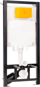 Инсталляция для подвесного унитаза OLI 80 ECO с механической панелью слива River Della хром (886914RDOO)