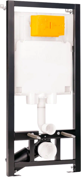 Инсталляция для подвесного унитаза OLI 80 ECO с механической панелью слива River Della хром (886914RDOO)