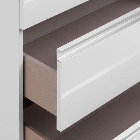 Тумба под раковину Roca THE GAP 800 мм, 2 ящика, подвесная, белый глянец (A857399806) в Сочи и Адлере