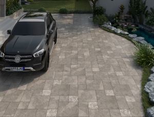 Керамогранит Boston Gris Decor 01 R10 matt 12мм 29,8*29,8