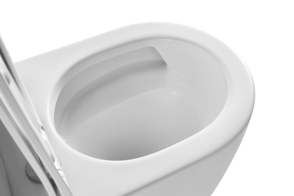 Унитаз-компакт Kerald ARC (Арки) безободковый, Торнадо 600*375*830 мм,с сиденьем микролифт дюропласт в Сочи и Адлере