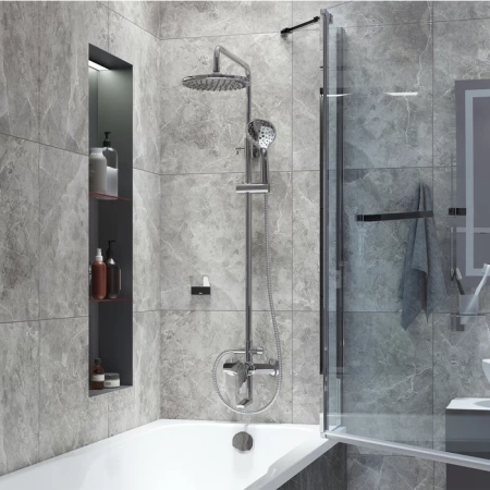 Смеситель с верхним душем и изливом, Ray, IDDIS, RAYSB3Fi06 в Сочи и Адлере