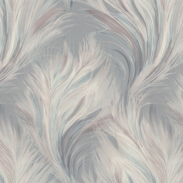 Обои Евро Декор Libertango, винил на флизелиновой основе, 1,06*10,05м, Серо-зелённый мотив