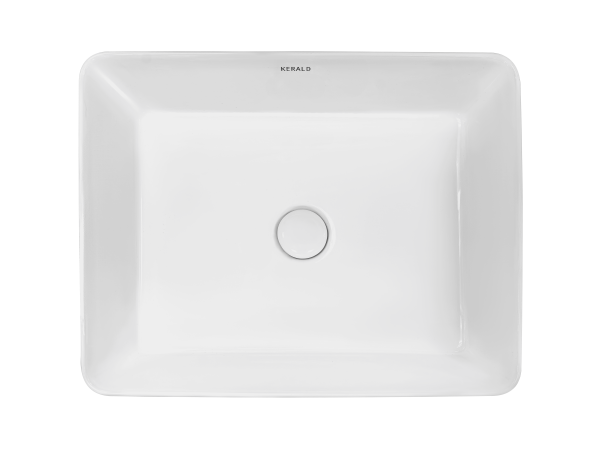 Раковина Kerald 520*410*130 мм накладная, белый  в Сочи и Адлере Раковина Kerald 520*410*130 мм накладная, белый  в Сочи и Адлере