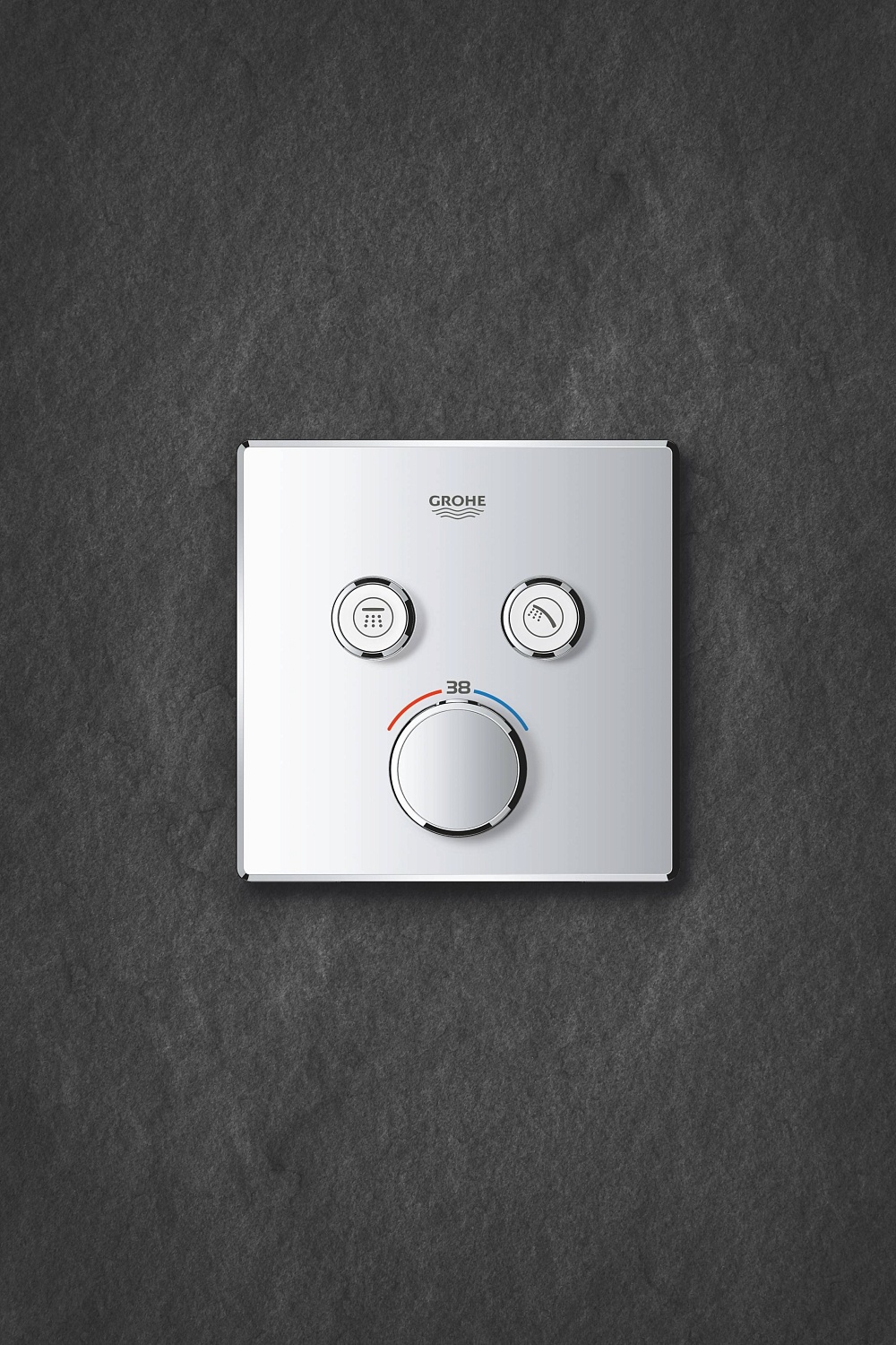 29124000 Внешняя часть термостатического смесителя на 2 выхода GROHE Grohtherm SmartControl, хром
