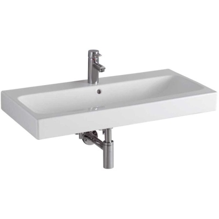 124090000 GEBERIT раковина с отв. п/смеситель ICON /900х485/ (бел)