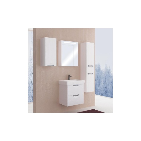 СИЛЬВА 60 Тумба-Умывальник (Дуб Полярный)(Раковина Нео 60) в Сочи и Адлере