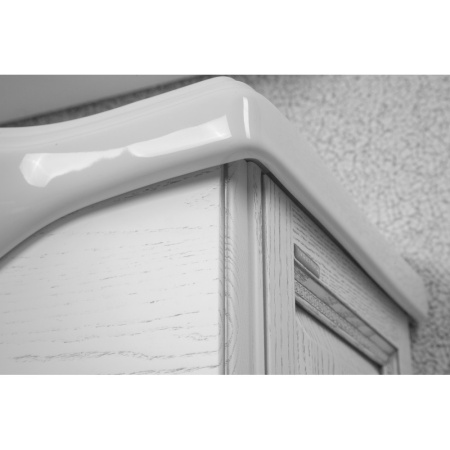 ЖЕРОНА 105 тумба-умывальник белое серебро БЕЗ раковины в Сочи и Адлере