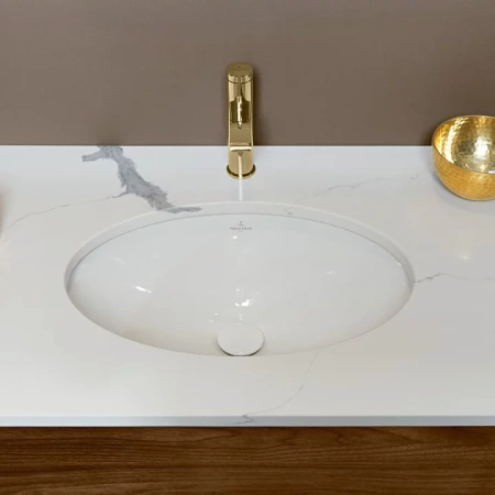 Раковина, Villeroy&Boch, Evana, ширина, мм-615, глубина, мм-415, высота, мм-215, тип установки-встраиваемый под столешницу, отверстия для смесителя-от в Сочи и Адлере