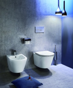 EMJ0002-00 Биде подвесное RODIN с отверстием для смесителя (белый) в Сочи и Адлере