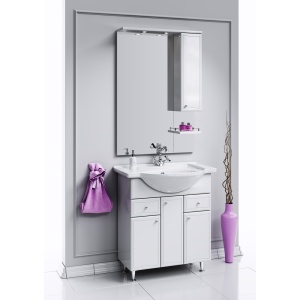 БАРСЕЛОНА 70 Зеркало с полочкой, шкафчиком, а также светодиодной подсветкой,включателем и розеткой (Ш70хВ108хГ17,5) в Сочи и Адлере БАРСЕЛОНА 70 Зеркало с полочкой, шкафчиком, а также светодиодной подсветкой,включателем и розеткой (Ш70хВ108хГ17,5) в Сочи и Адлере