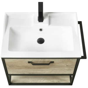 Тумба-умывальник Акватон Лофт Фабрик 65, дуб эндгрейн без раковины (доп.выписать раковину Фабиа 65) в Сочи и Адлере