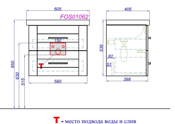ФОСТЕР 60 Тумба ДУБ СОНОМА подвесная, два ящика с раковиной ФОСТЕР 60 (Ш61хВ55хГ41) FOS01062DS+Фостер 60 в Сочи и Адлере ФОСТЕР 60 Тумба ДУБ СОНОМА подвесная, два ящика с раковиной ФОСТЕР 60 (Ш61хВ55хГ41) FOS01062DS+Фостер 60 в Сочи и Адлере