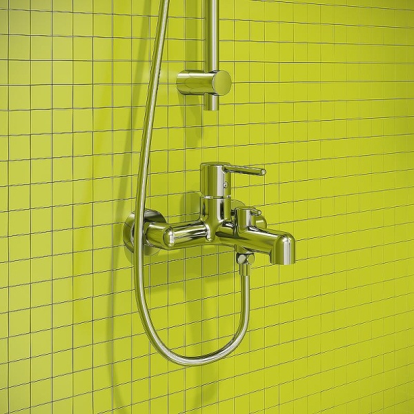 Смеситель для ванны, матовый хром, AIGBC00i02WA  в Сочи и Адлере