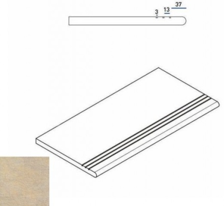 Ступень закругленная Дистрикт Сэнд X2 30*60 Грип в Сочи и Адлере