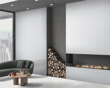 Плитка настенная Ossido White Glossy 7.5*30 в Сочи и Адлере