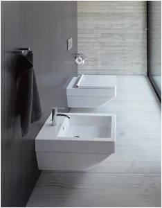 Vero Air Duravit биде подвесное с 1 отв под смеситель, 370х570мм, белый в Сочи и Адлере Vero Air Duravit биде подвесное с 1 отв под смеситель, 370х570мм, белый в Сочи и Адлере