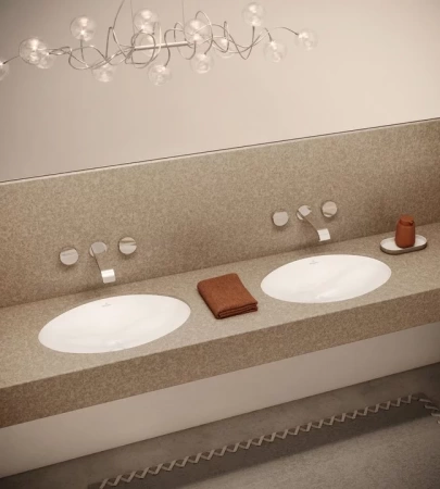 Раковина, Villeroy&Boch, Evana, ширина, мм-615, глубина, мм-415, высота, мм-215, тип установки-встраиваемый под столешницу, отверстия для смесителя-от в Сочи и Адлере