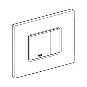 Накладная панель Skate Cosmopolitan 2 объема смыва  в Сочи и Адлере Накладная панель Skate Cosmopolitan 2 объема смыва  в Сочи и Адлере