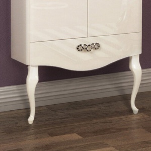 ВЕНЕЦИЯ Ножки к мебели фигурные черные (2шт) ВЕНЕЦИЯ Ножки к мебели фигурные черные (2шт)