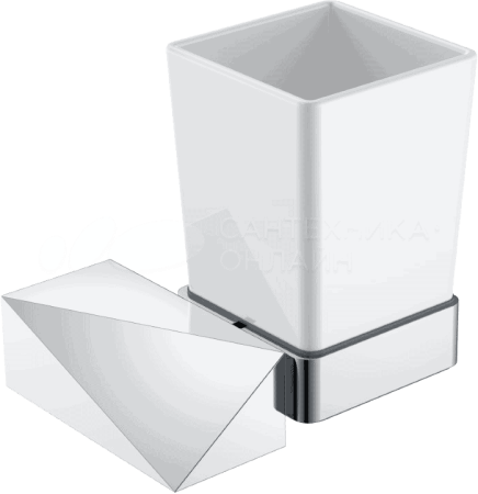 Настенный стакан д/зубных щеток NEW VENTURO хром