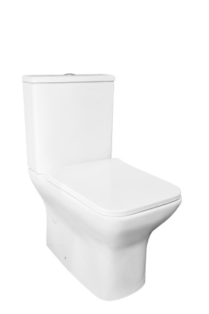 Унитаз-компакт Kerald TAURUS безободковый, 620*360*800 мм, сиденье дюропласт, микролифт (soft close), бачок в комплекте, KR-T004+KR-T004L в Сочи и Адлере