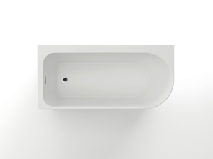 Ванна акриловая Azario LUTON 1700x800x580 пристенная, в комплекте с сифоном и металлической рамой, левая, белая (LUT17080 L) в Сочи и Адлере
