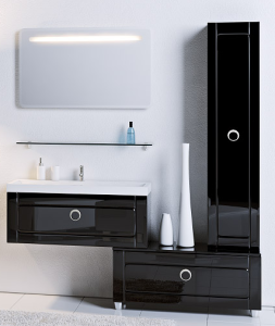 ИНФИНИТИ 35 Пенал подвесной универсальный левый/правый с одной дверью в белом глянцевом цвете (Ш35хВ152,5хГ35) в Сочи и Адлере ИНФИНИТИ 35 Пенал подвесной универсальный левый/правый с одной дверью в белом глянцевом цвете (Ш35хВ152,5хГ35) в Сочи и Адлере