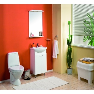 Тумба под раковину AQUATON Мира Н 45 напольная, белая (1A104401MR010)  в Сочи и Адлере Тумба под раковину AQUATON Мира Н 45 напольная, белая (1A104401MR010)  в Сочи и Адлере