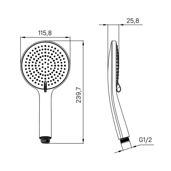 Душевая лейка Iddis Optima Home OPH3F0Bi18 в Сочи и Адлере Душевая лейка Iddis Optima Home OPH3F0Bi18 в Сочи и Адлере