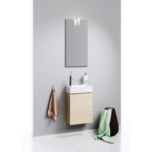 ЛЕОН-МP Тумба подвесная, дуб сонома, с раковиной ЮМАН 40 (Ш40хВ60хГ22) в Сочи и Адлере ЛЕОН-МP Тумба подвесная, дуб сонома, с раковиной ЮМАН 40 (Ш40хВ60хГ22) в Сочи и Адлере