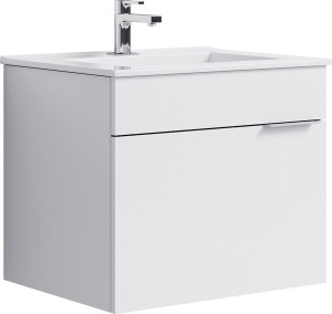 БРИГ 60 Тумба подвесная, один ящик с раковиной дуб седой QUADRO 60 (Ш60,5хВ51хГ47) БРИГ 60 Тумба подвесная, один ящик с раковиной дуб седой QUADRO 60 (Ш60,5хВ51хГ47)