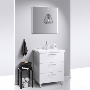 SM 70 Зеркало со светодиодной подсветкой в металлическом профиле, выключателем и регулятором освещенности (Ш70хВ70хГ3) в Сочи и Адлере SM 70 Зеркало со светодиодной подсветкой в металлическом профиле, выключателем и регулятором освещенности (Ш70хВ70хГ3) в Сочи и Адлере