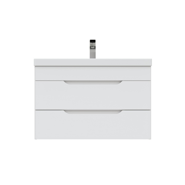 Soho Quadro 80/2 тумба подвесная с доводчиком (дополнительно раковина Deep-80) в Сочи и Адлере