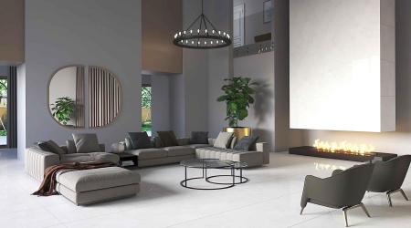 Керамогранит Velvet White glossy 60*60
