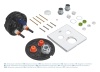 29124000 Внешняя часть термостатического смесителя на 2 выхода GROHE Grohtherm SmartControl, хром  в Сочи и Адлере