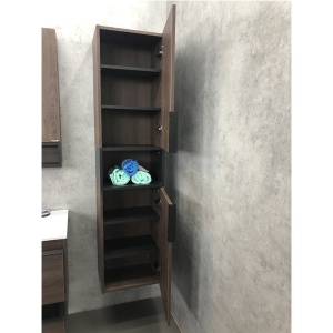 COMFORTY Шкаф-колонна "Франкфурт-40" дуб шоколадно-коричневый в Сочи и Адлере COMFORTY Шкаф-колонна "Франкфурт-40" дуб шоколадно-коричневый в Сочи и Адлере