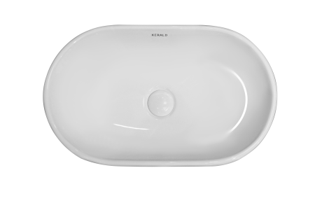 Раковина Kerald 520*330*130 мм накладная, белый в Сочи и Адлере Раковина Kerald 520*330*130 мм накладная, белый в Сочи и Адлере