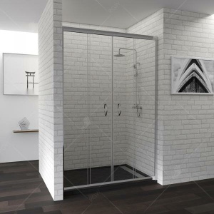 RGW PA-11 Дверь 150*195 раздвиж. пр/хром, ст. матовое 6 мм