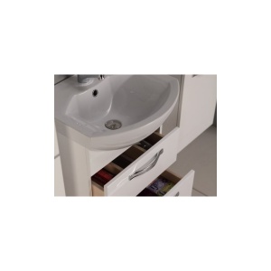 АРИЯ 50 М тумба белая 2 ящ (раковина Смайл 50) подвес в Сочи и Адлере АРИЯ 50 М тумба белая 2 ящ (раковина Смайл 50) подвес в Сочи и Адлере