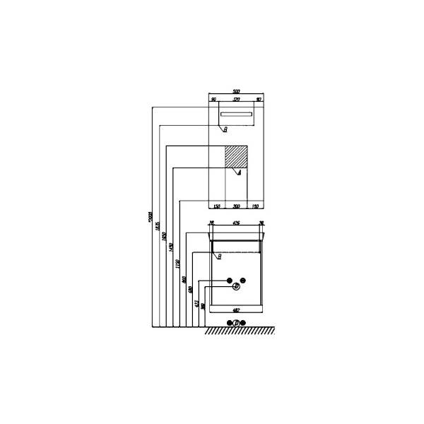 ЙОРК 50 зеркало белый со светильником в Сочи и Адлере ЙОРК 50 зеркало белый со светильником в Сочи и Адлере