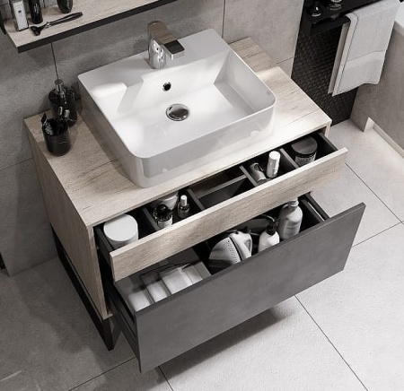 Раковина AQUATON Geometry 45, белая (WQ8A37000000004) в Сочи и Адлере