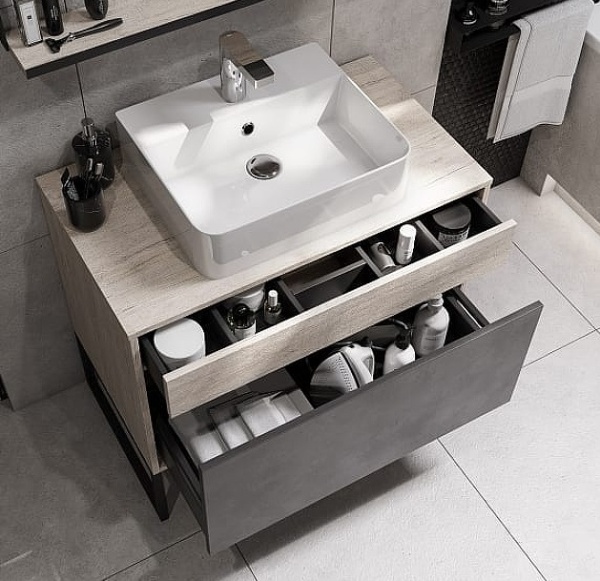 Раковина AQUATON Geometry 45, белая (WQ8A37000000004) в Сочи и Адлере