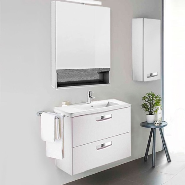 Тумба под раковину Roca Gap 80 подвесная, ящики с доводчиками, белый (Z.RU93.0.273.2) в Сочи и Адлере Тумба под раковину Roca Gap 80 подвесная, ящики с доводчиками, белый (Z.RU93.0.273.2) в Сочи и Адлере