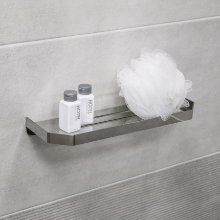 "HI-TECH" Полка прямоугольная одноэтажная хром FX-843 в Сочи и Адлере