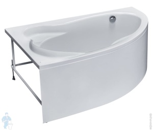 Акриловая асимметричная ванна LUNA 170*115, левосторонняя, левая, без монтажного набора, без панели в Сочи и Адлере Акриловая асимметричная ванна LUNA 170*115, левосторонняя, левая, без монтажного набора, без панели в Сочи и Адлере